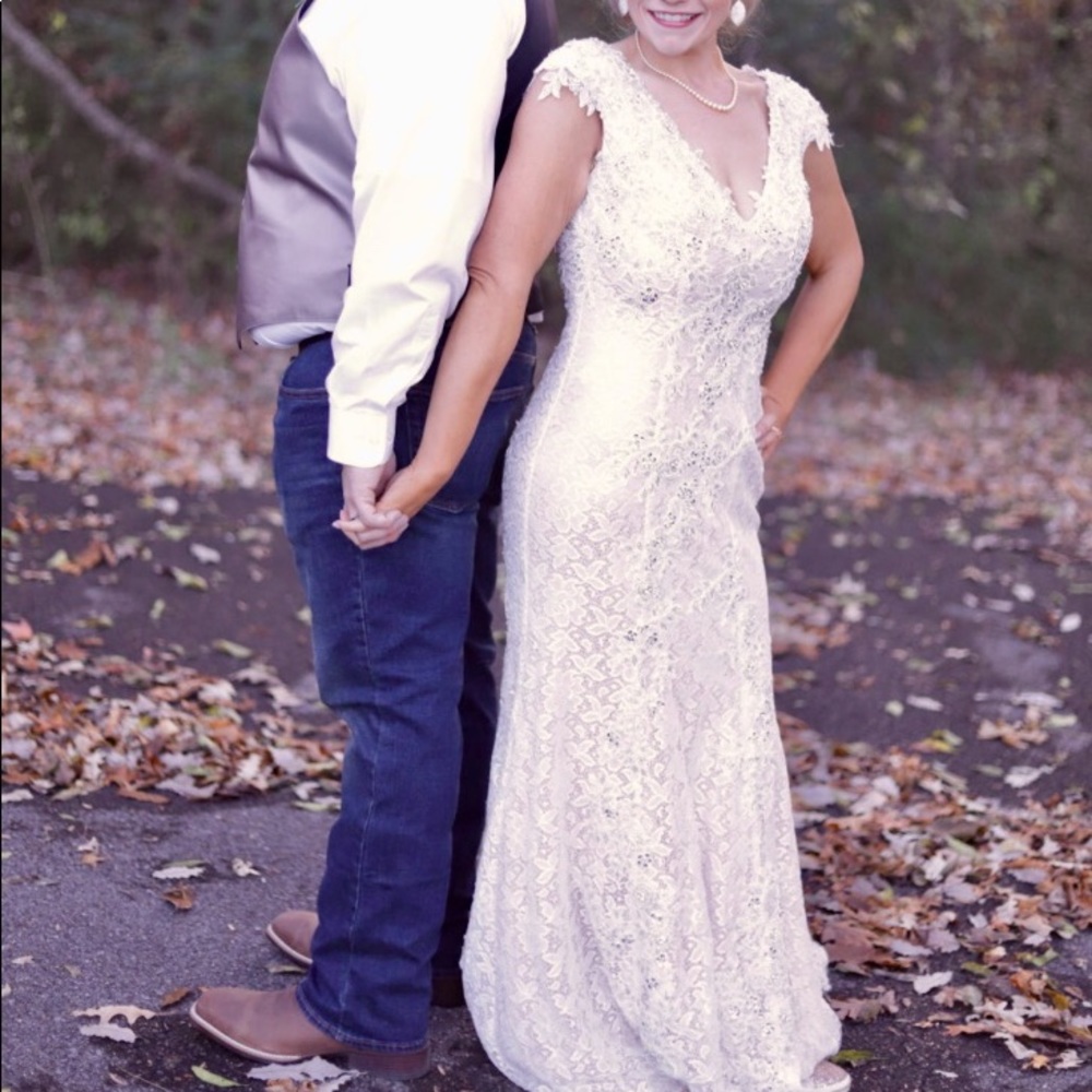 Beautiful wedding gown